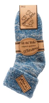 2 Paar TippTexx 24 THERMO-Wollsocken, extra warme und weiche Umschlagsocken